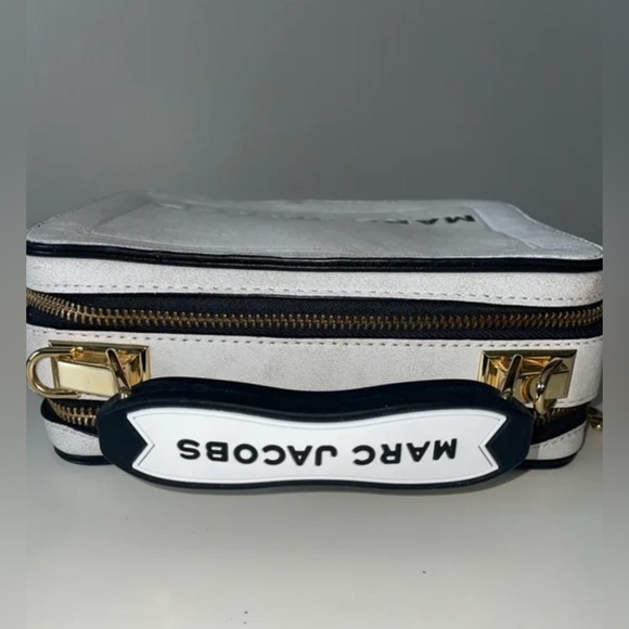Marc Jacob Lunch Box Distressed white Cross Body Bag - Picture 5 of 10